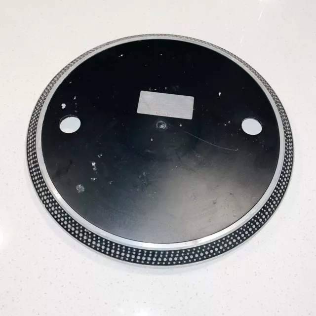 Technics Turntable Platter for SL-1200 / 1210 MK2 Worn Used Works Good Magnet