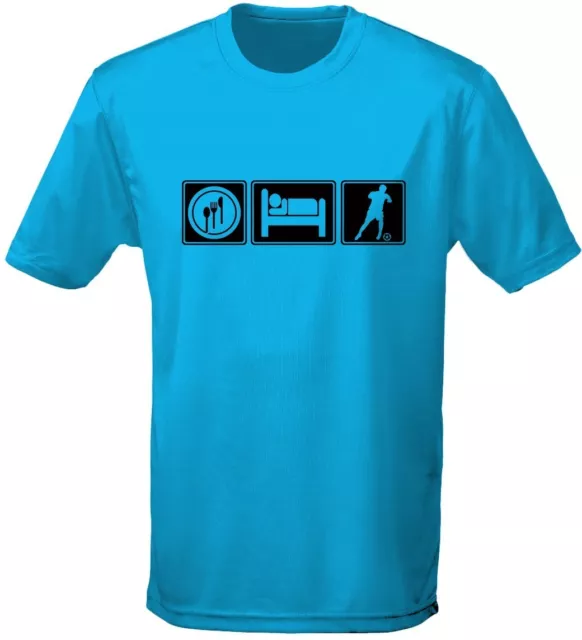 Eat Sleep Football Mens T-Shirt 10 Colours (S-3XL) by swagwear