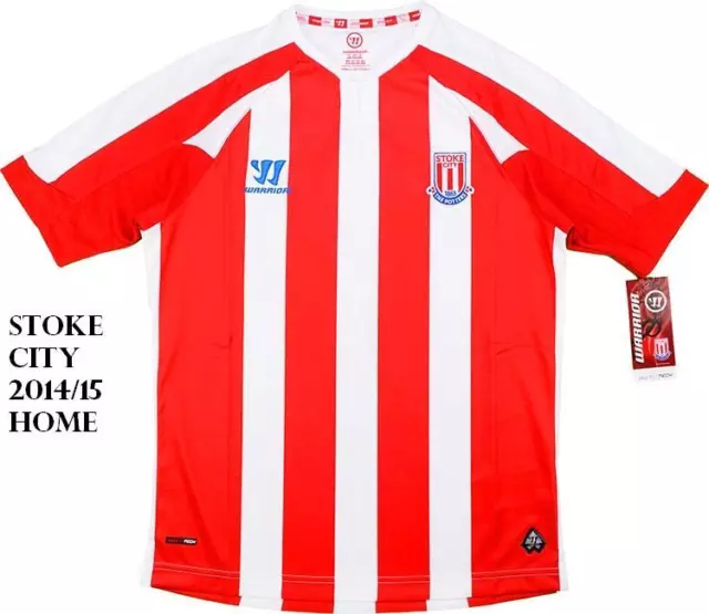 Stoke City 2014/15 Home Shirt 32/34 Inches X Large Boys Brand New With Tags.