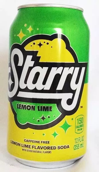 Starry Zitrone-Limette USA 2023 Neu Volle 355ml Kann PepsiCo (Ex-Twst/Sierra