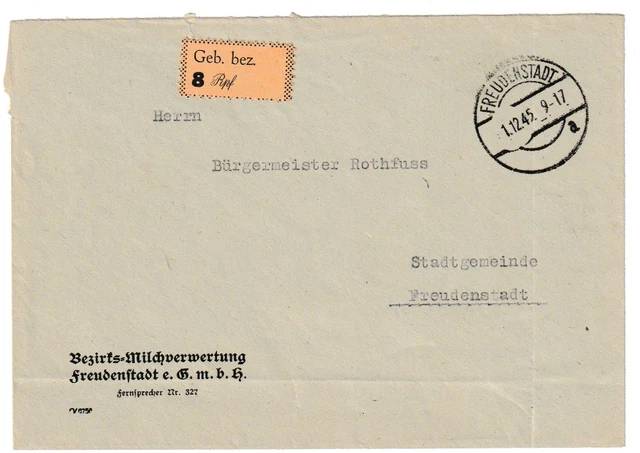 Lokalausgabe Freudenstadt Nr. 2 auf Ortsbrief