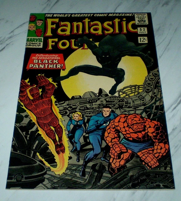 Fantastic Four #52 NM 9.4 OW pages 1966 Marvel 1st Black Panther
