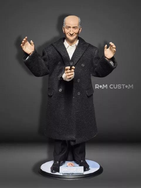 Figurine Commissaire Juve ( FANTOMAS ) Louis De Funès 1/6 Scale Custom Figure