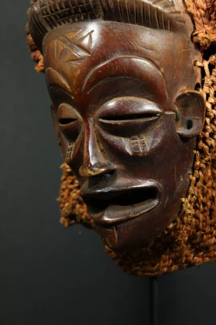 African MANU PWO Mask - CHOKWE Tribe - DR Congo, TRIBAL ART CRAFTS