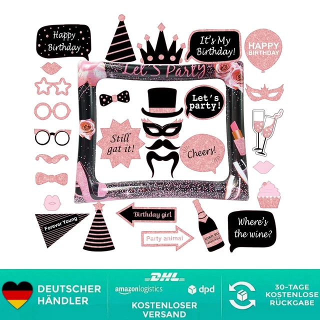 30 Stück Vatertags-Foto-Props – Lustige Dekoration Mit Dankeschön-Papa-Motiven Für Die Party