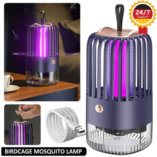 Moskito Killer Insektenvernichter LED Elektrisch Lampe USB Mückenfalle Licht DHL