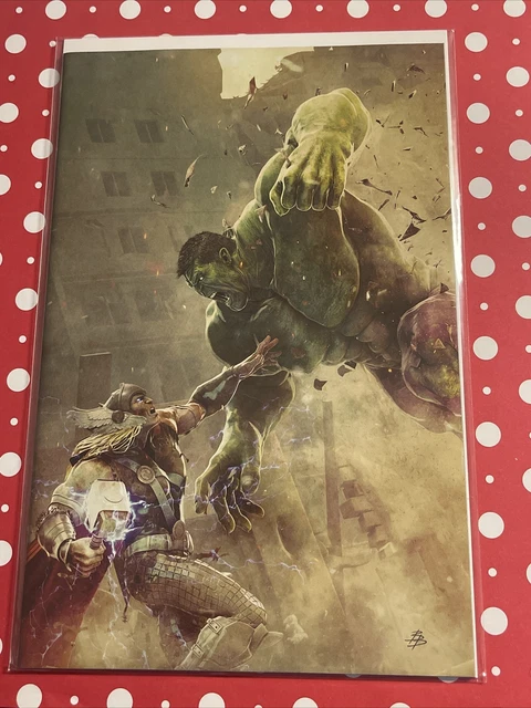 HULK #8 BJORN BARENDS THOR VIRGIN VARIANT COVER INCREDIBLE IMMORTAL 2022 cates