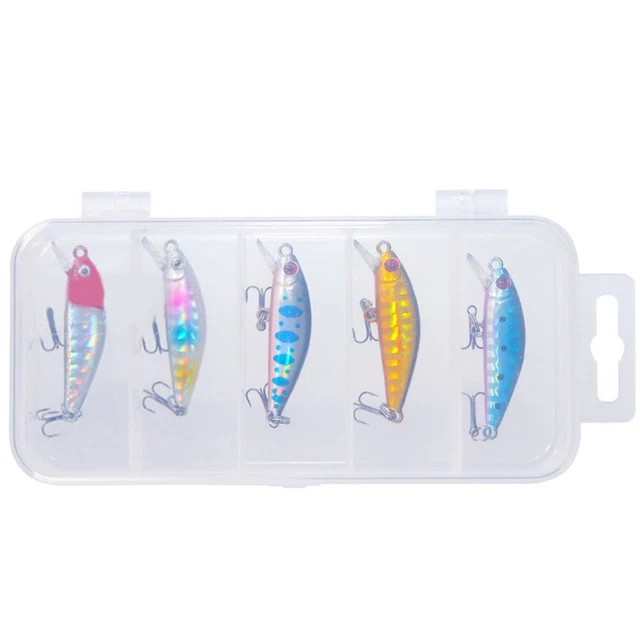 Lucky-Faux appâts de crevettes en bois pêche Wobbler calmar leurres
