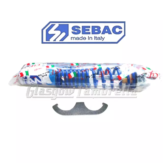 SEBAC Vespa PX Italian WHITE & BLUE SPORT / ADJUSTABLE FRONT SHOCK ABSORBER