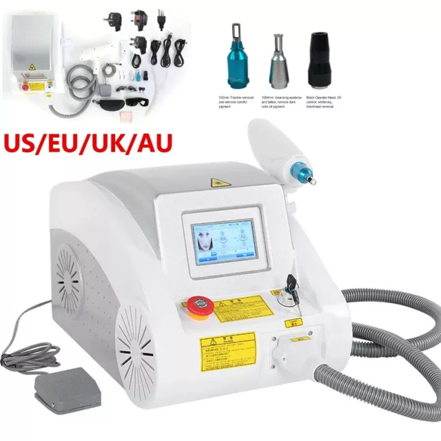 Pico  ND YAG Q Switch Tattoo Eyebrow Removal Facial Skin Whiten Machine SPA UK