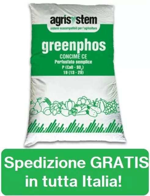 PERFOSFATO SEMPLICE CONCIME granulare 25 KG con FOSFORO per piante olivo  agrumi EUR 26,89 - PicClick IT