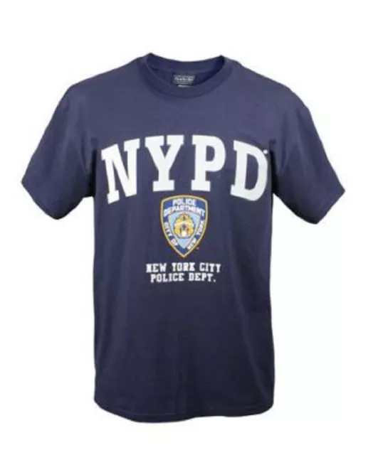 New York Ny Nypd Police Department Officially Licensed Shirt Polizei Tshirt US