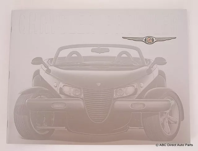 2002 Chrysler Prowler Deluxe Dealer Sales Brochure