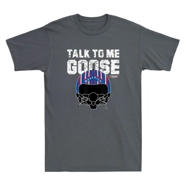 Talk To Me Goose Maverick Helmet Funny Men's T-Shirt   Lover Gift
