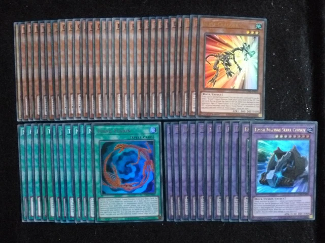 Yu-Gi-Oh 51 Card Fossil Machine Skull Deck  *Ready To Play*
