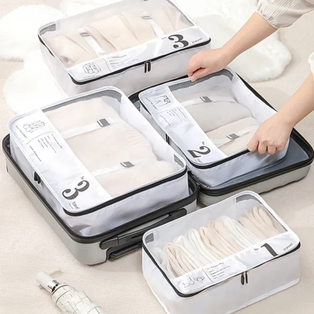 (L 190x190x300mm)Packing Cubes Portable Travel Luggage Packing Organizers For