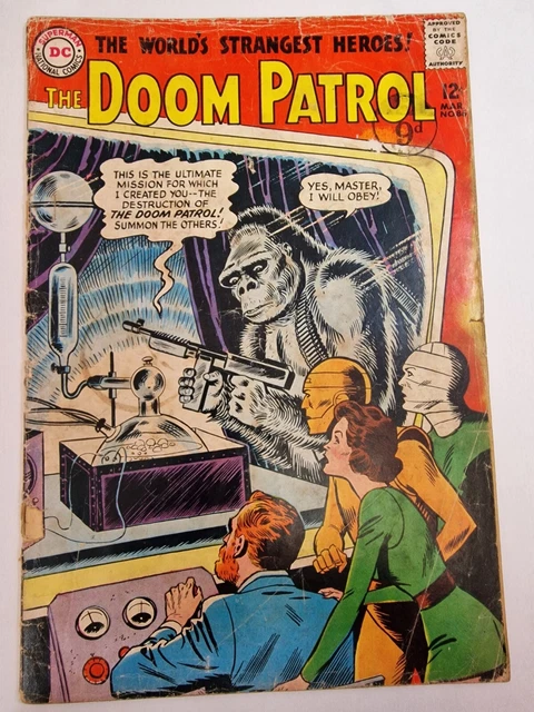 Doom Patrol #86 - 1st Appearance of the Brotherhood of Evil (DC, 1964)