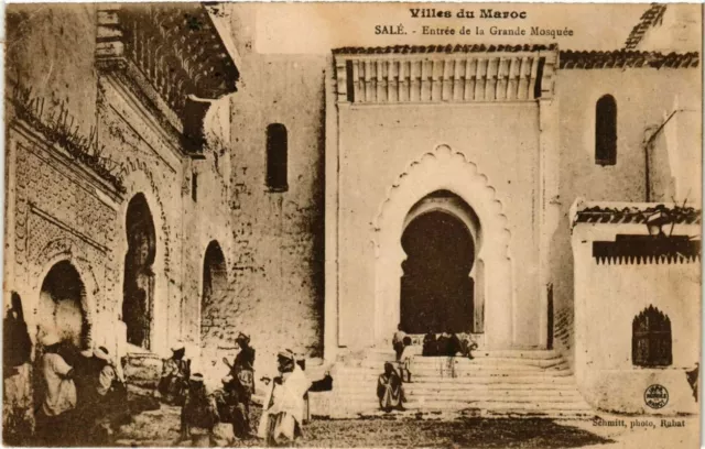 CPA AK MAROC SALE - Entrée de la Grande Mosquée (280743)