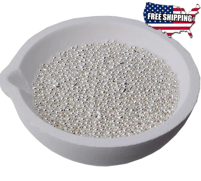 Ag 999 Silver Raw Material Particles Pure Real Silver 0.999 10g/bag