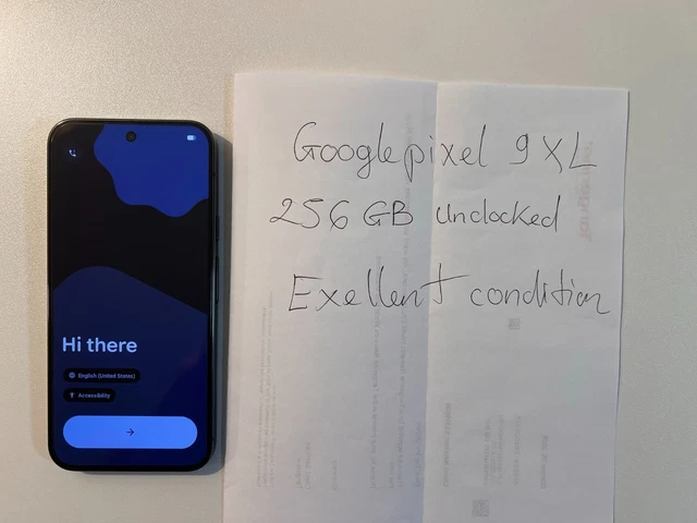 GOOGLE PIXEL 9 Pro XL 256GB, Obsidian, Excellent Condition