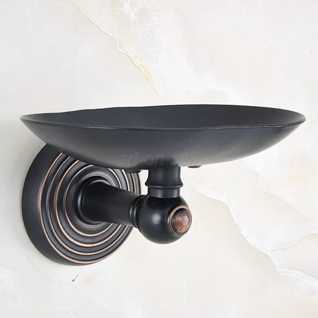 Black Oil Rubbed Bronzes Wall Mounted Bathroom Soap Dish Storage Holder aba916