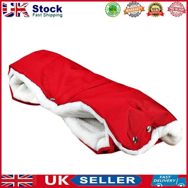 Stroller Warmer Gloves Pushchair Hand Muff Waterproof Pram Accessory Red-96898.0
