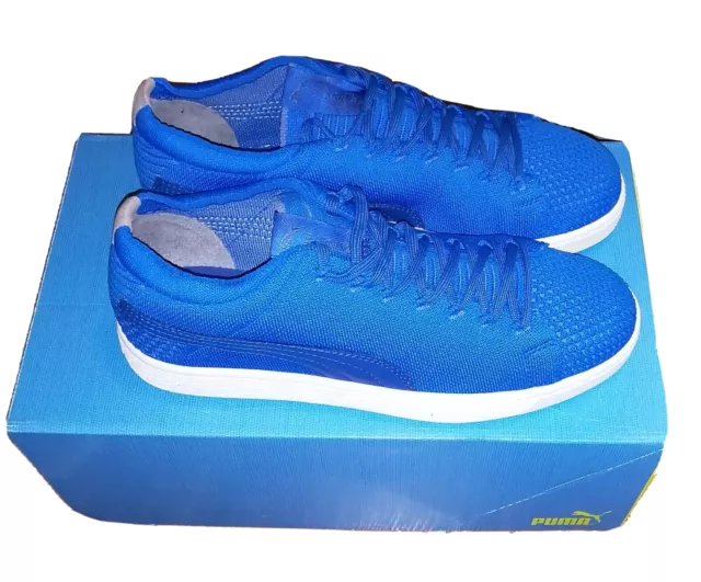 PUMA BASKET EVOKNIT 3D Lace Up Off Multi Mens Textile Trainers