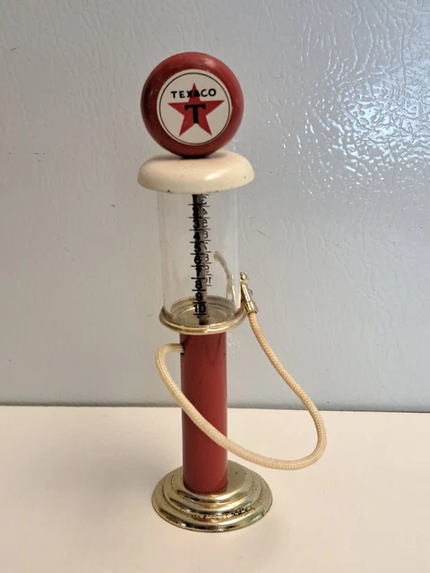 Vintage Texaco 6.5" Gas Pump Replica Diecast Metal Collectible Mancave Garage