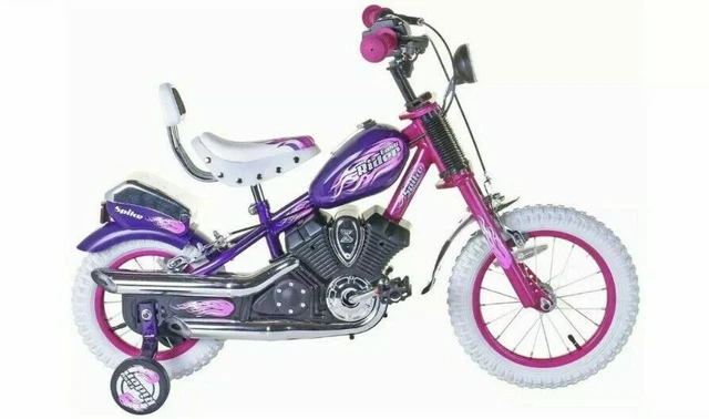 Spike easy rider green chopper 14 inch wheel size kids shop bike