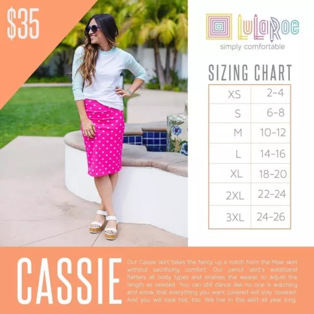 NWT - LuLaRoe Cassie Skirt - Various Prints and Sizes