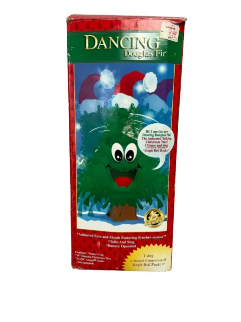 Gemmy Dancing Douglas Fir Animated Talking Singing Christmas Tree 1997 Pls Read