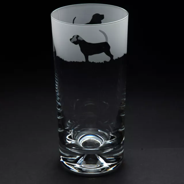 Beagle | Dog Highball Glass | Engraved | Gift - Present