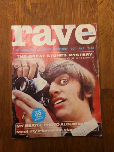 RAVE Magazin Oktober 1964 Nr. 9 Beatles Ringo Starr Cover Rolling Stones