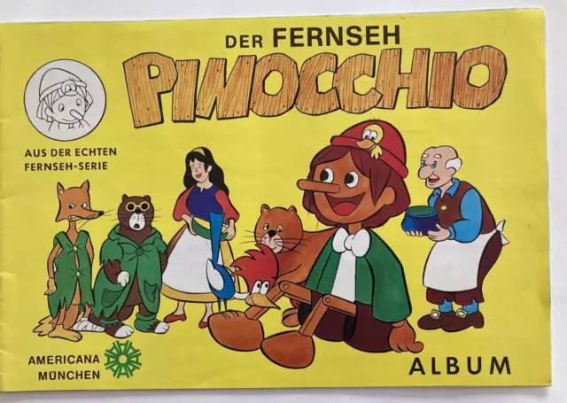 Americana Sammelbilderalbum "Der Fernseh Pinocchio", 1978, komplett