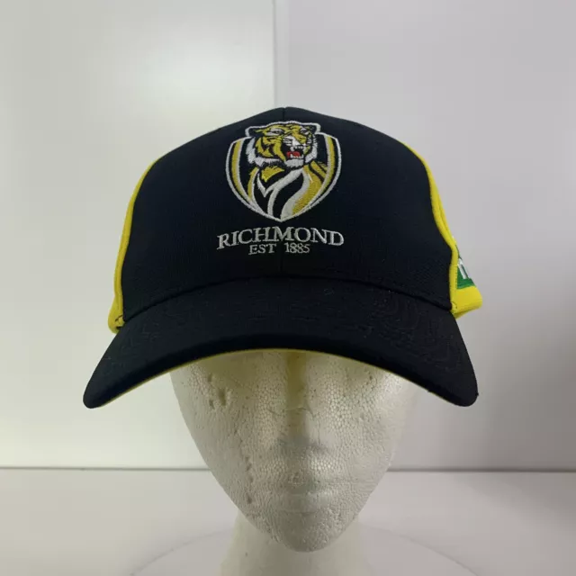 AFL VFL RICHMOND TIGERS OFFICIAL Member’s Cap Hat 2019 BNWT Black and yellow