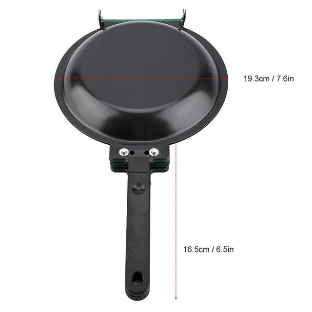Double Side Non-stick Ceramic Flip Frying Pan Pancake Maker Household Cookware 2