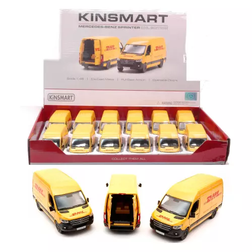 MERCEDES SPRINTER DHL cm 12 Kinsmart Modellismo Giocattolo Die Cast Modellino