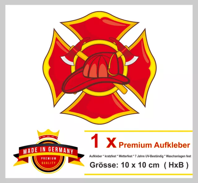 Autoaufkleber Aufkleber IM DIENST#1 freiwillige Feuerwehr 50cm  Wunschtext/Ort