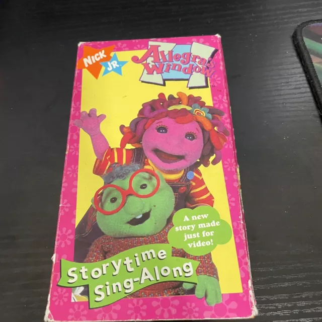 Nick jr allegra s window vhs storytime sing along eur 69 72 picclick fr