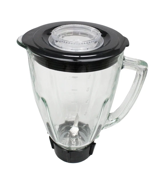 Ronnel Collection 6 Piece Round Blender Glass Jar Replacement Kit for Oster B...