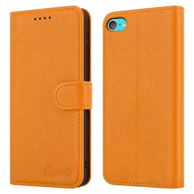 For iPod Case Leather Flip Wallet Cover For Apple iPod Touch 5th 6th 7th gen 3