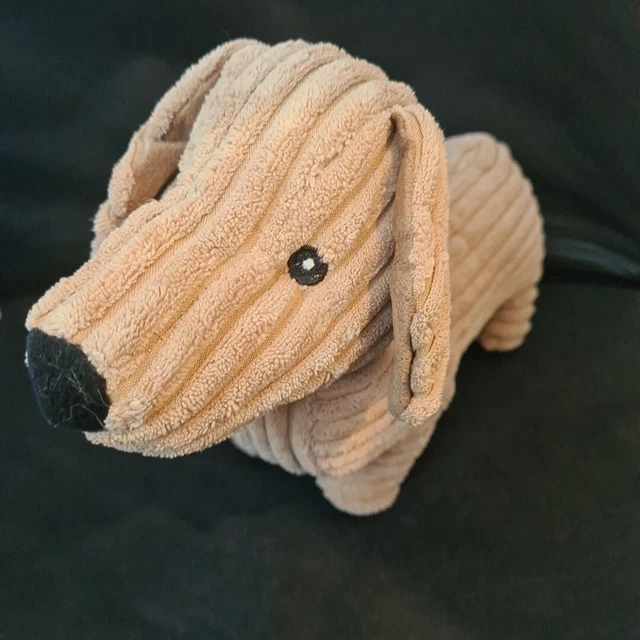 BEIGE CORD SAUSAGE Dog Dachshund Soft Toy Plush £14.95 PicClick UK