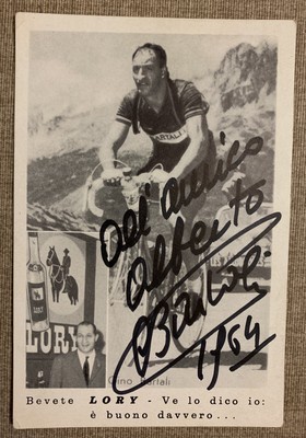 Cartolina autografa di Alessandro Riboli 