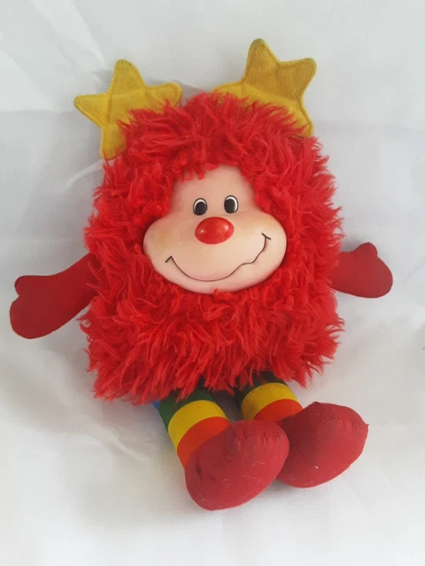 Lot De 4 Peluches Rainbow Bright – Mattel, 1983 – Occasion Vintage
