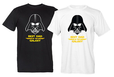 Maglietta Papà Best Dad in the Galaxy - T-Shirt Idea Regalo Compleanno Festa del