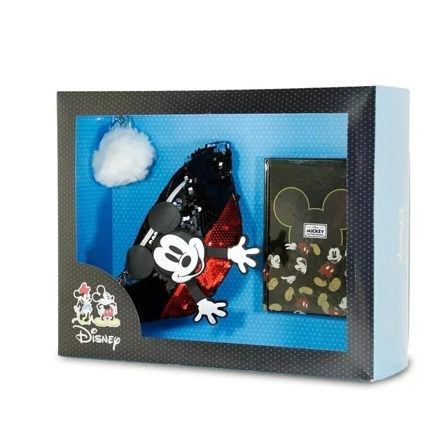 Micky Maus Shy-Pack mit Bauchtasche + Zubehör, Rot Geschenkpaket Kinder Schule