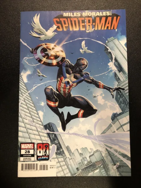Miles Morales: Spider-Man 28 Variant High Grade 9.8 Marvel Comic Book D60-170