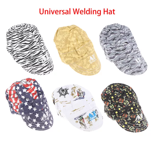 Elastic Welding Hat Sweat Absorption Welders Welding Protective Hat Cap Flame@-@