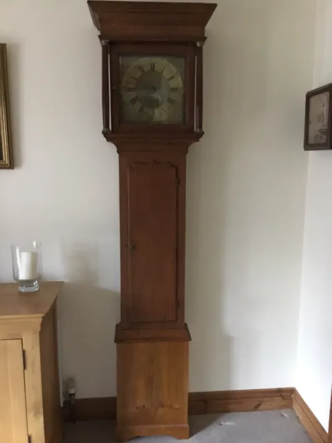 William greaves 30 Hour Oak Longcase Clock