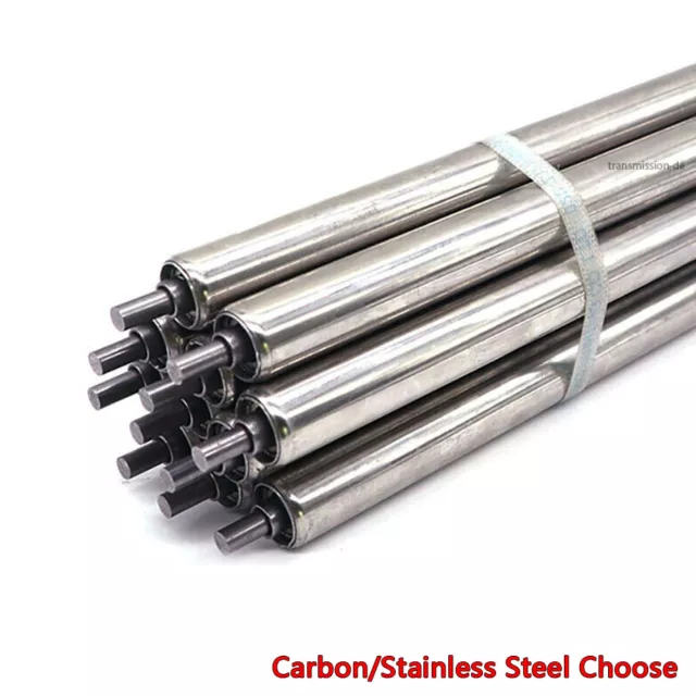 Ø25 38 50-60mm Conveyor Roller 200mm-500mm Roller Carbon/Stainless Steel Choose